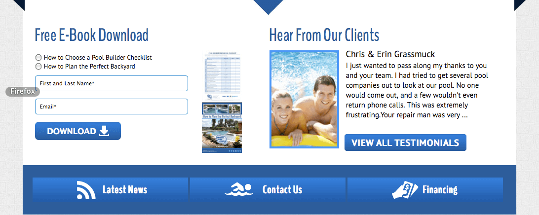 Client Profile: Tampa Bay Pools | Pool Marketing Site Digital and Inbound Marketing Agency Houston
