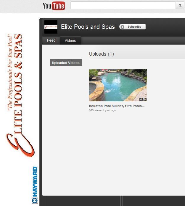 Case Study: Elite Pools and Spas YouTube Success