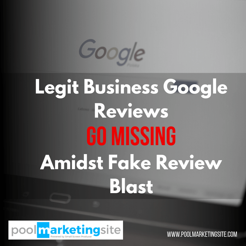 Legit Business Google Reviews Go “Missing” Amidst Fake Review Blast