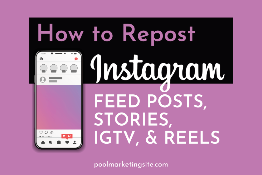 How to repost Instagram Feed