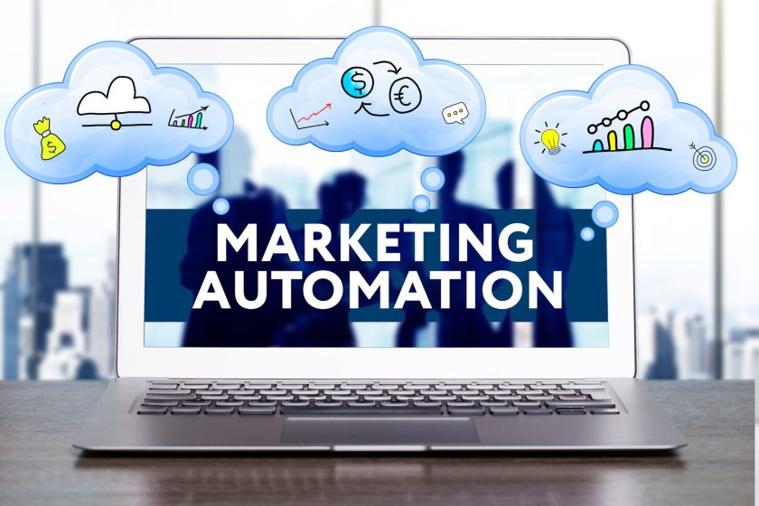 Marketing Strategy. Planning Strategy Concept. Business, technology, internet and networking concept. Marketing automation