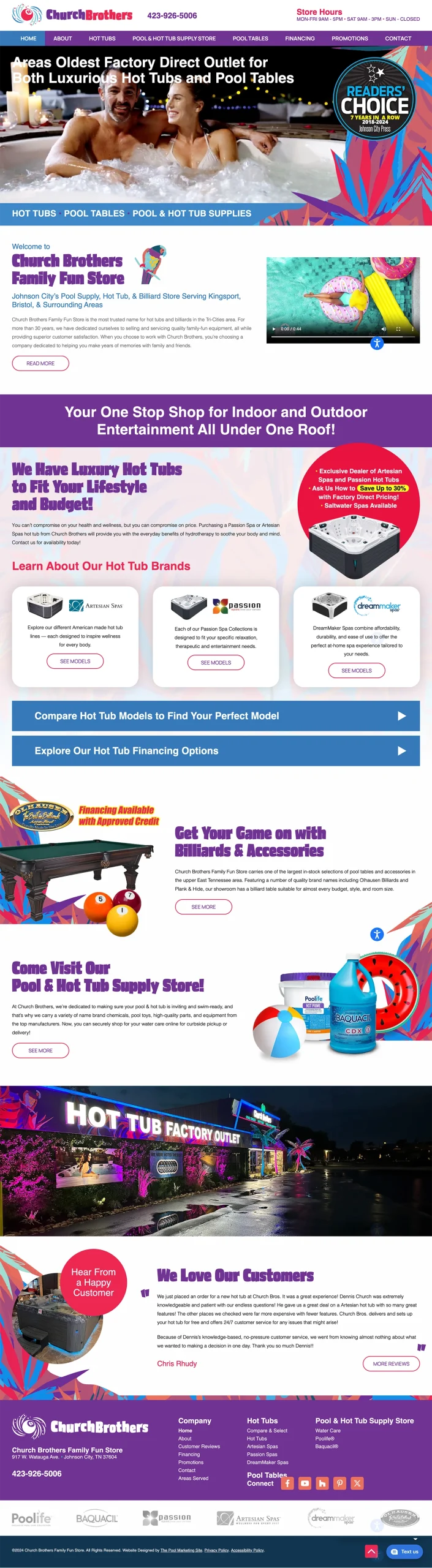 Church Brothers Family Fun Store