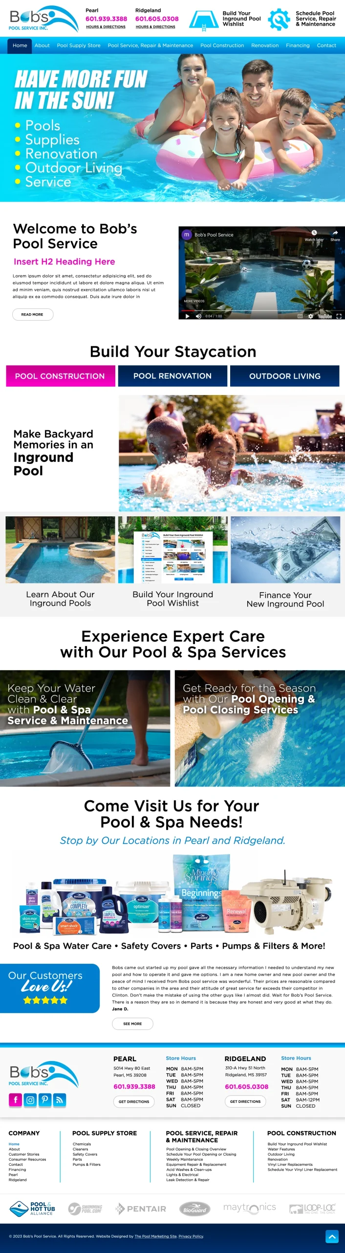 Bob’s Pool Service