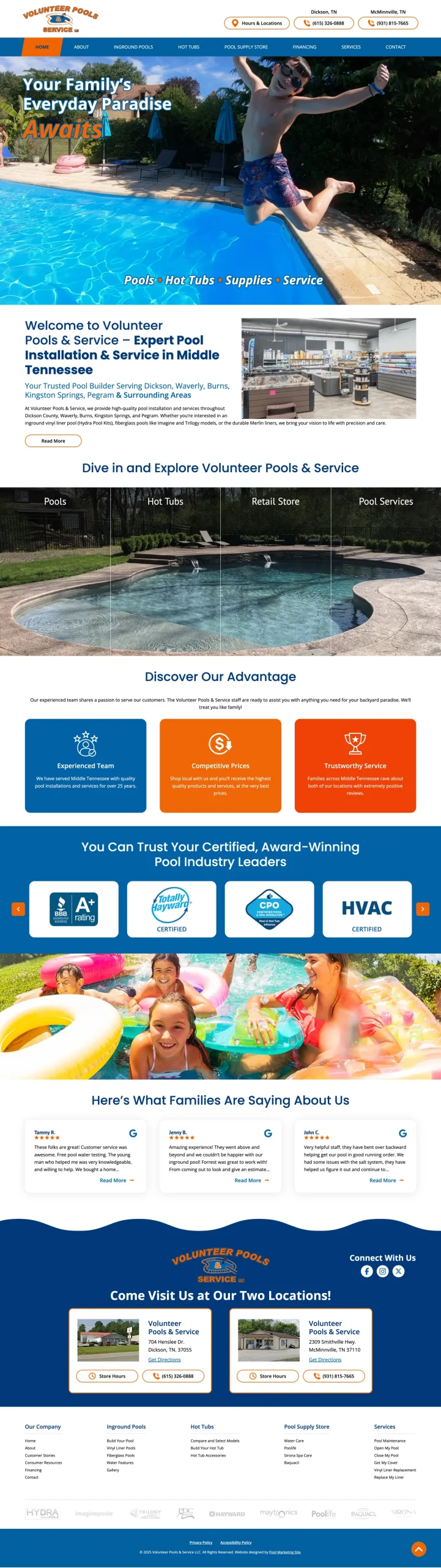 Volunteer Pools & Service LLC