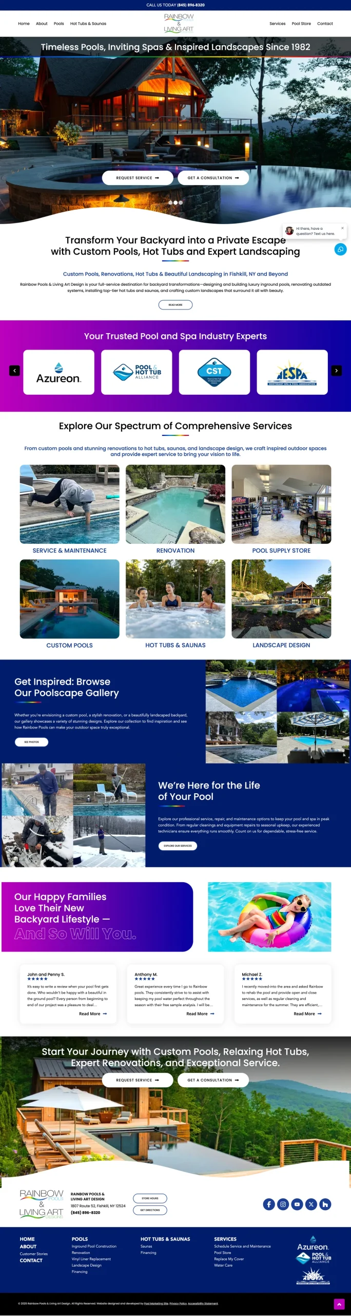 Rainbow Pools & Living Art Designs