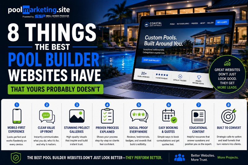 PMS-8 Things the Best Pool Builder Websites All Have