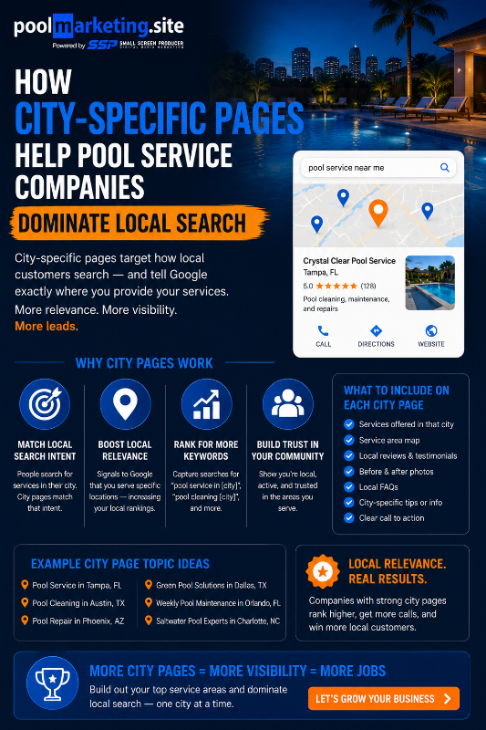 PMS-City-Specific Pages for Pool Service Companies