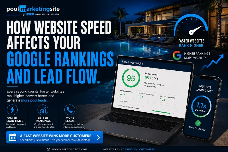 PMS-How Website Speed Affects Pool Builder Google Rankings