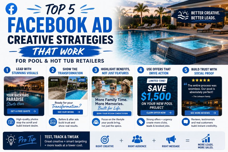 PMS-Top 5 Facebook Ad Creatives That Work for Pool Retailers