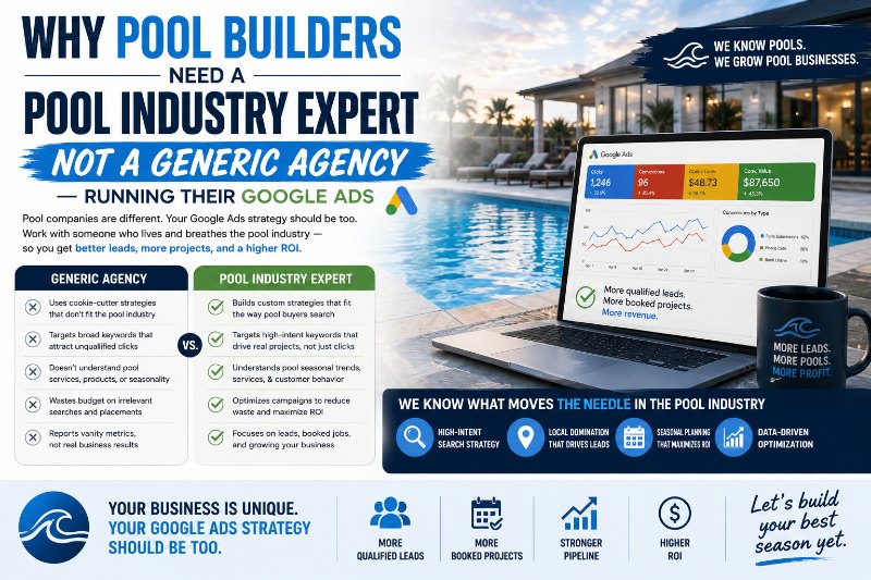 PMS-Why Pool Builders Need a Pool Industry Expert for Google Ads