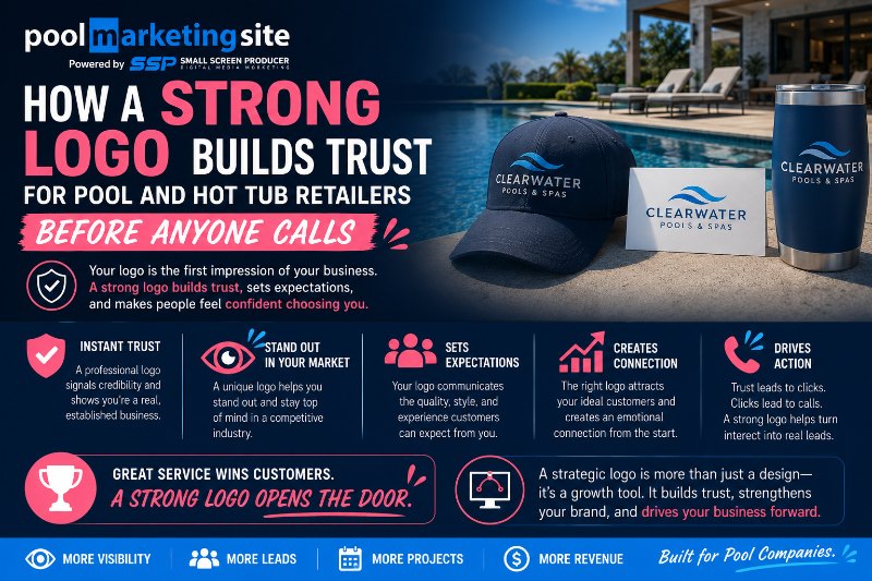 PMS-Why Your Pool Company Logo Either Builds Trust — or Doesn't
